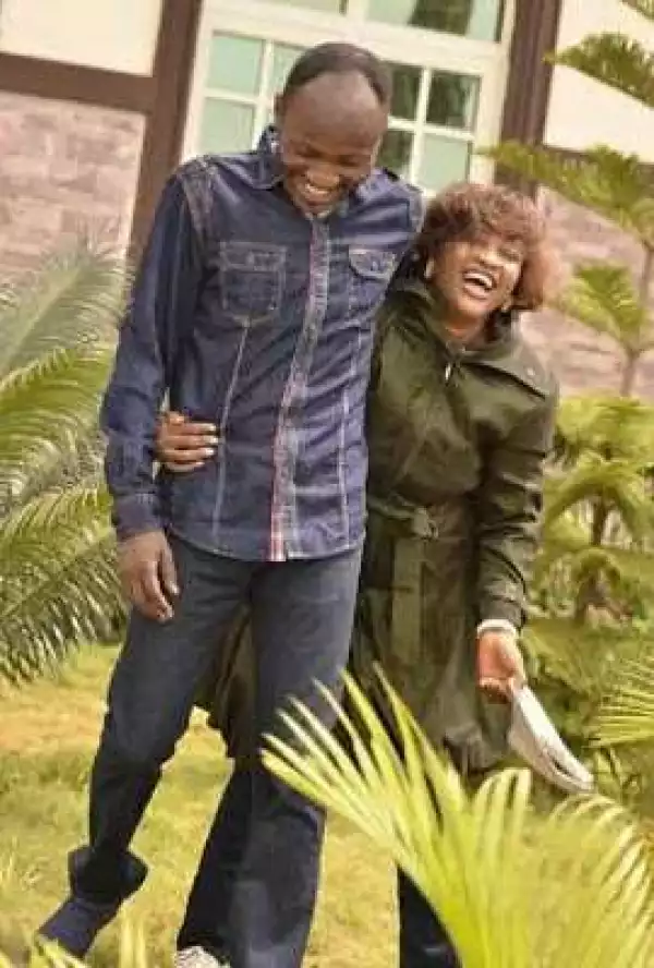 Apostle Suleman And His Wife, Lizzy, Pictured Playing In Their Garden
